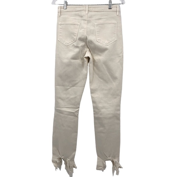 NEW L’AGENCE High Line High Rise Skinny Jeans Vintage White Size 26 - Picture 3 of 7